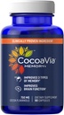 CocoaVia Memory+ Brain Supplement, Klinik Olarak Proven Memory ve Brain ATM, Plantive Supplement, Sugar Free, Gluten Free, Vegan, 750 mg Cocoa Flavanols Capsules, 30 Day Supply