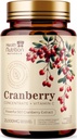Cranberry Pills 25.000 mg - Fresh Cranberry Equivalent Toz Ekstraksiyon C & E - Urinary Tract Health Support, Cran Berry Meyve, Şeker Ücretsiz Formula, ABD'de Şişelenmiş - 60 Capsules