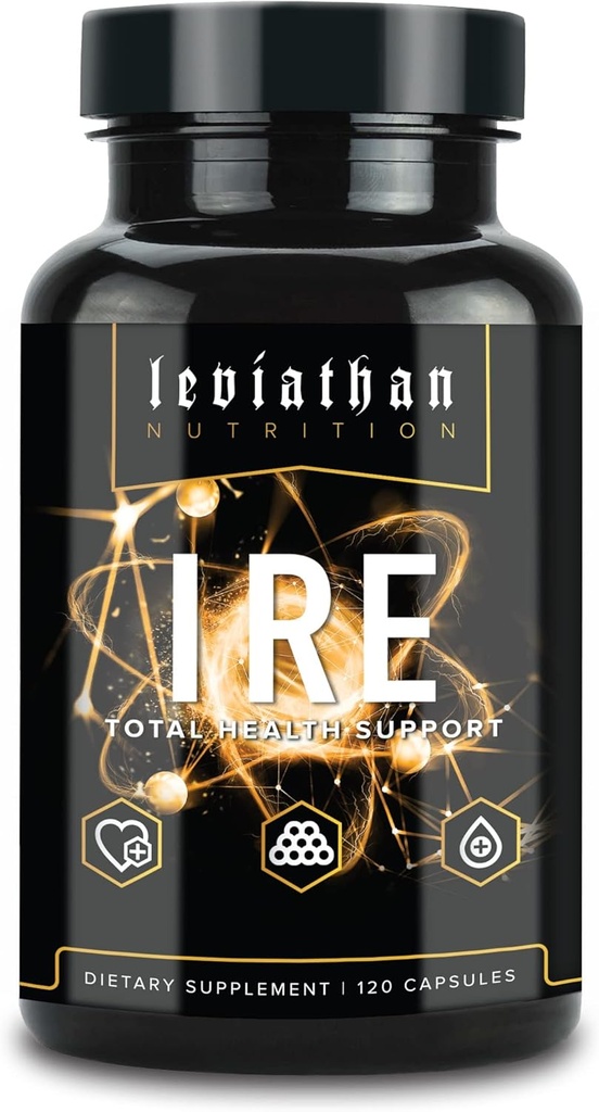 Leviathan IRE Πλήρης Υποστήριξη για την Υγεία - Συνολική Υγεία & Αντιοξειδωτική Υποστήριξη με Longvida® Βελτιστοποιημένη Κουρκουμίνη Κουρκουμίνη, Σπόροι σταφυλιού, Βερβερίνη, Arjuna, και Resveratrol