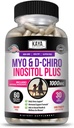 Kaya Naturals Myo & D-Chiro Inositol Plus Support for Women, Vitamin B8-60 Capsules