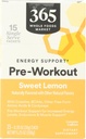 365 by Whole Foods Market, Pre-Workout Energy Support with Caffeine, Single-Serve Packets, Sweet Lemon, 15 Counte