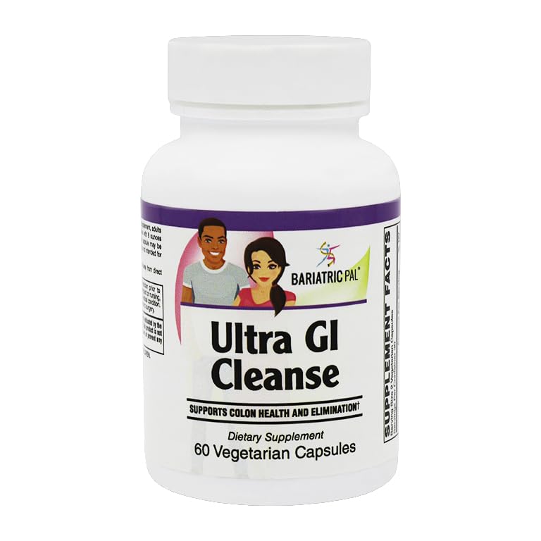 BariatricPal Ultra GI Καθαρίστε χορτοφάγους κάψουλες (60 κόμης)