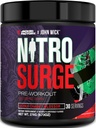 Jacked Factory X John Wick - Nitrosurge Wick Pre Workout Supplement - Intense Energy, Battle-Ready Focus, Unstoppable Commitment, and Sheer Will - 30 Servings, Osaka Cherry Blossom