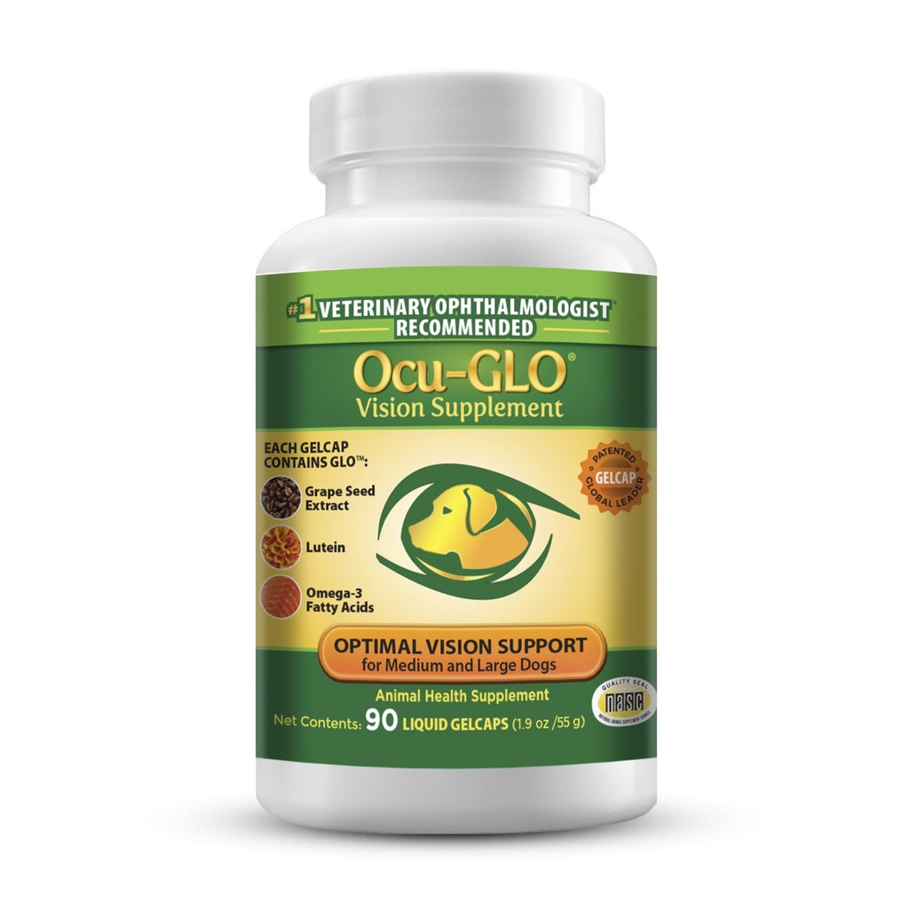Ocu-GLO for Medium to Large Dogs, 11+ lb, 90 Count