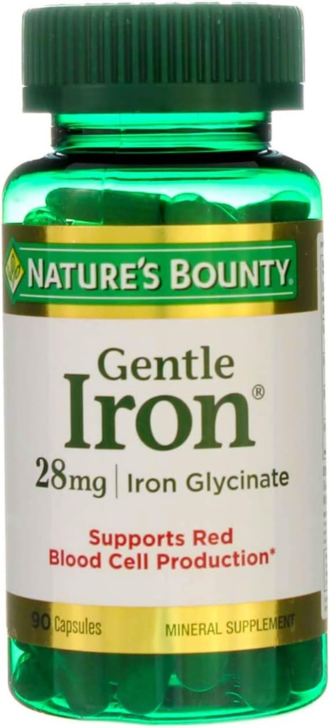Nature's Bounty Gentle Iron - 28 mg - 90 Κάψουλες