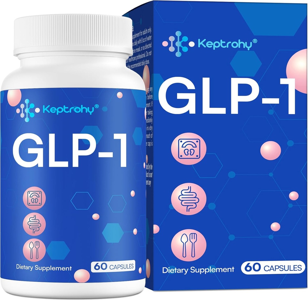 GLP-1 Supplement for Women and Men, GLP1 Supplement | GLP-1 Support, GLP Support Core with Hops Extract, Synbiyotiks, Eriocitrin Support GLP 1 Level Natural, Take Before Meal - 1 Pack