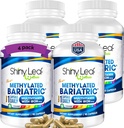 Shiny Leaf Torchated Bariatric Multivitamin with Iron 45 mg – Once Daily Capsule, ASMBS Gastrik Bypass & Gastrik Kolları, Erkekler ve Kadınlar için ABD Made – 4 Pack (360 Count)