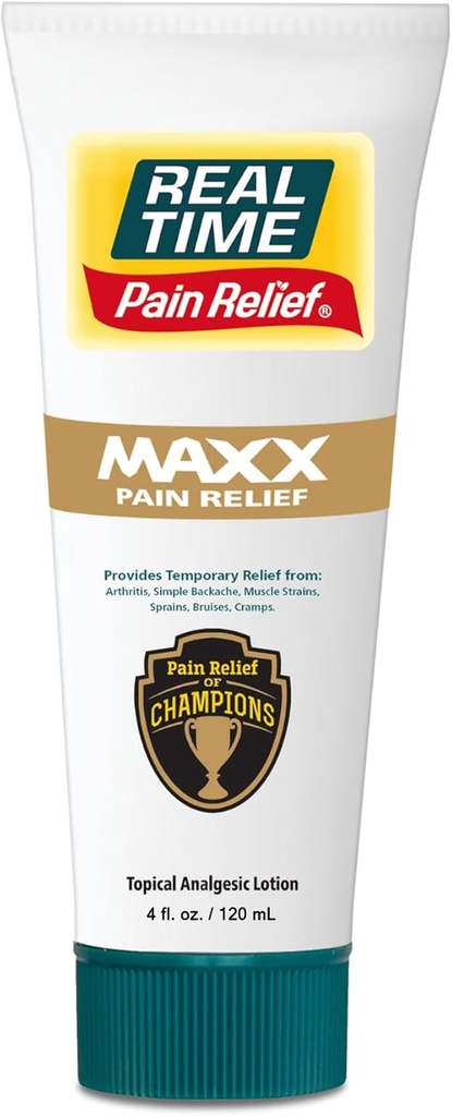 Real Time Pain Relief MAXX 4oz Tube 
