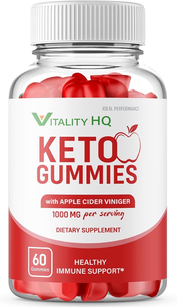 IDEAL PERFORMANCE Vitality Construction Ketos Gummies Vitality Ketos ACV Gummies Vitality ACV Gummie Vitality Ketos (60 Gummies)
