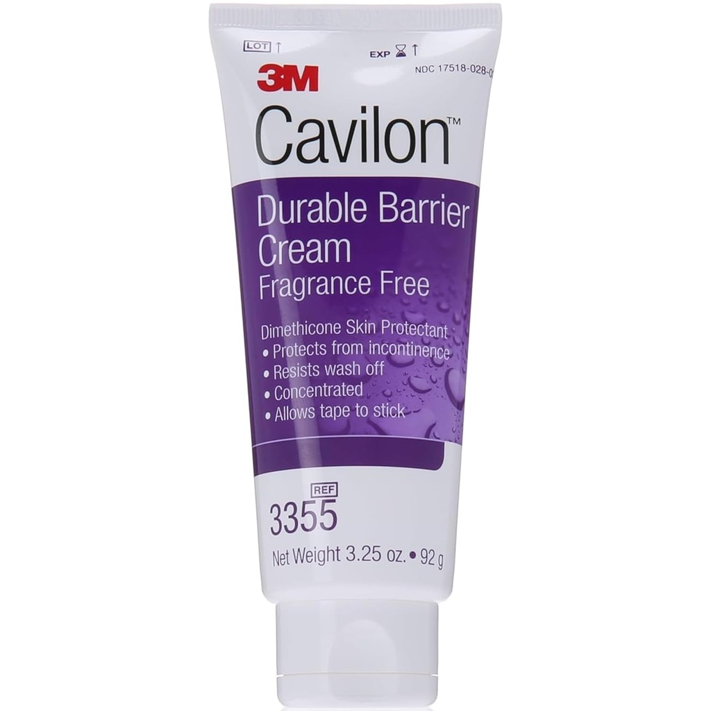 3M Cavilon Durable Barrier Cream - 3.25 oz Tube - 1 case (12 Each)