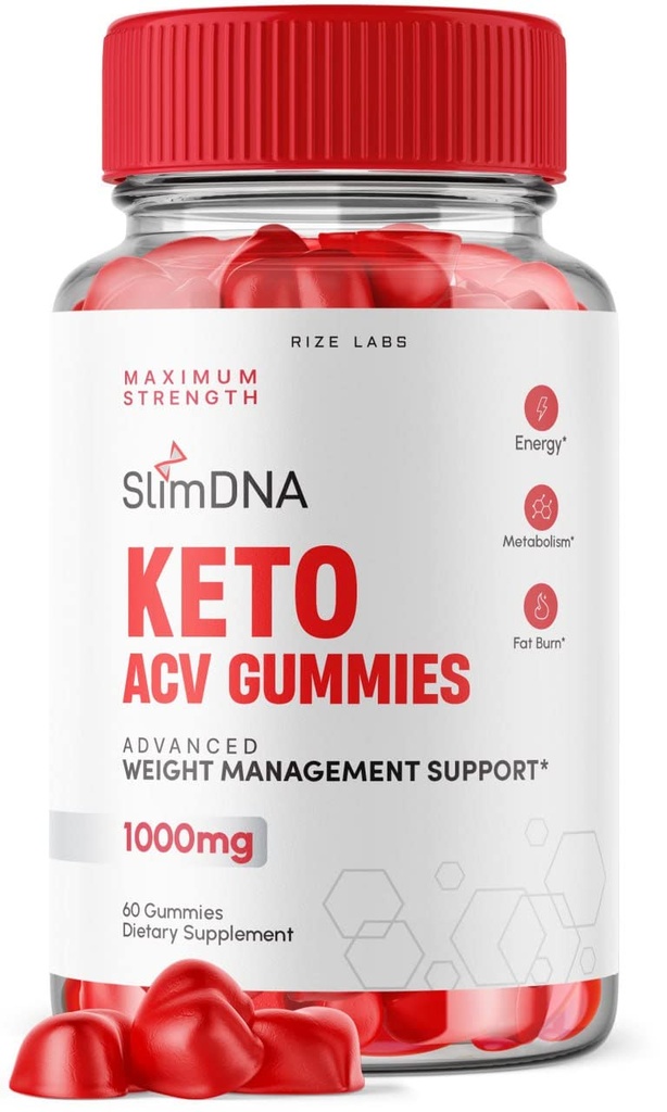 Laboratuvarları - SlimDNA Chem Gummies 1000 mg, Gelişmiş Kilo Kayıp Tamam, All-Doğal Keto Plus ACV Supplement (60 Gummies)