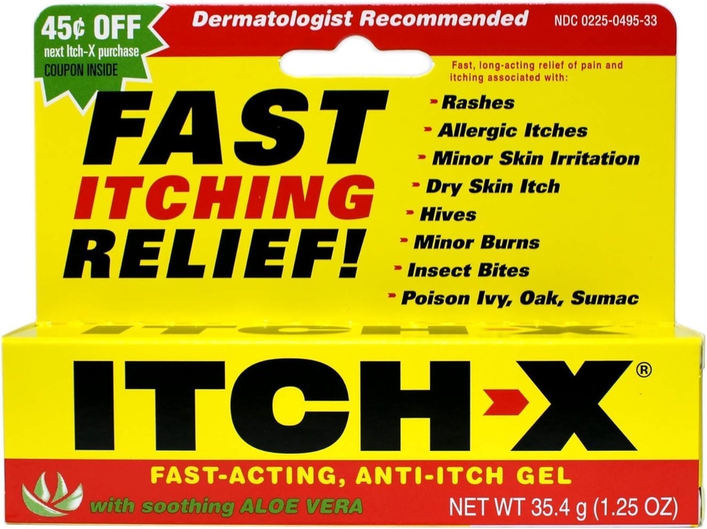 788802 Tube Anti-Itch Itch X Gel 1.25oz Ascher, B.F. & ...
