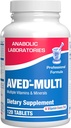 Demir ile 30-in-1 Yetişkin Multivitamin - Antioksi Rich Over 50 Multivitamin for Women and Men with Vitamins A C D E B Kompleks çinko Magnezyum Myo Inositol Citrus Bioflavonoids & More - 2 Ay Supply
