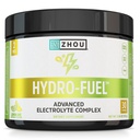 ZHOU Hydro-Fuel - Electrolytes Powder, Sugar Free Hydration Drink Mix w/Magnesium, Zinc, Potassium & Sodium, Nutrients, Minerals & Coconut Water Extract, No Sugar - Lemon Lime, 5.36 oz (30 Servings)
