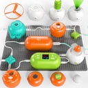 SNAEN Circuits for Kids 4-8 8-12 - Επιστημονικά Κιτ για Παιδιά Ηλικία 5-7 8-10, Πάνω από 300 Προγράμματα, 31 Μέρη, Ηλεκτρονική Εξερεύνηση Εκπαιδευτικά Δώρα για Παιδιά Ηλικία 3 4 5 6 7 8 9 10 11 12