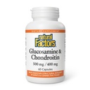 Doğal Faktörler Glucosamine & Chondroitin - Sağlıklı Ortaklar ve Bağlayıcı Dokunu - Non-GMO & Gluten-Free - 60 Capsules (20 Hizmetler)