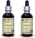 Lonicera (Lonicera Japonica) Βάμμα, Αποξηραμένα Λουλούδια Υγρό εκχύλισμα (Παραγωγή ονομασία: HerbalTerra, Περήφανα κατασκευασμένο στις ΗΠΑ) 2x2 fl.oz (2x60 ml)