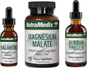 NutraMedix Detox Set - 3-Piece Kit with Sealantro, Burbur-Pinella & Magnesium Malate for Cleansing, Detox & Daily Wellness Support - Plant-Based Liquid Detox Drops & Daily Capsules
