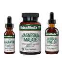 NutraMedix Detox Set - 3Piece Kit with Sealantro, Burbur-Pinella & Malate for Cleansing, Detox & Daily Wellness Support - Plant-Based Liquid Detox Drops & Daily Capsules