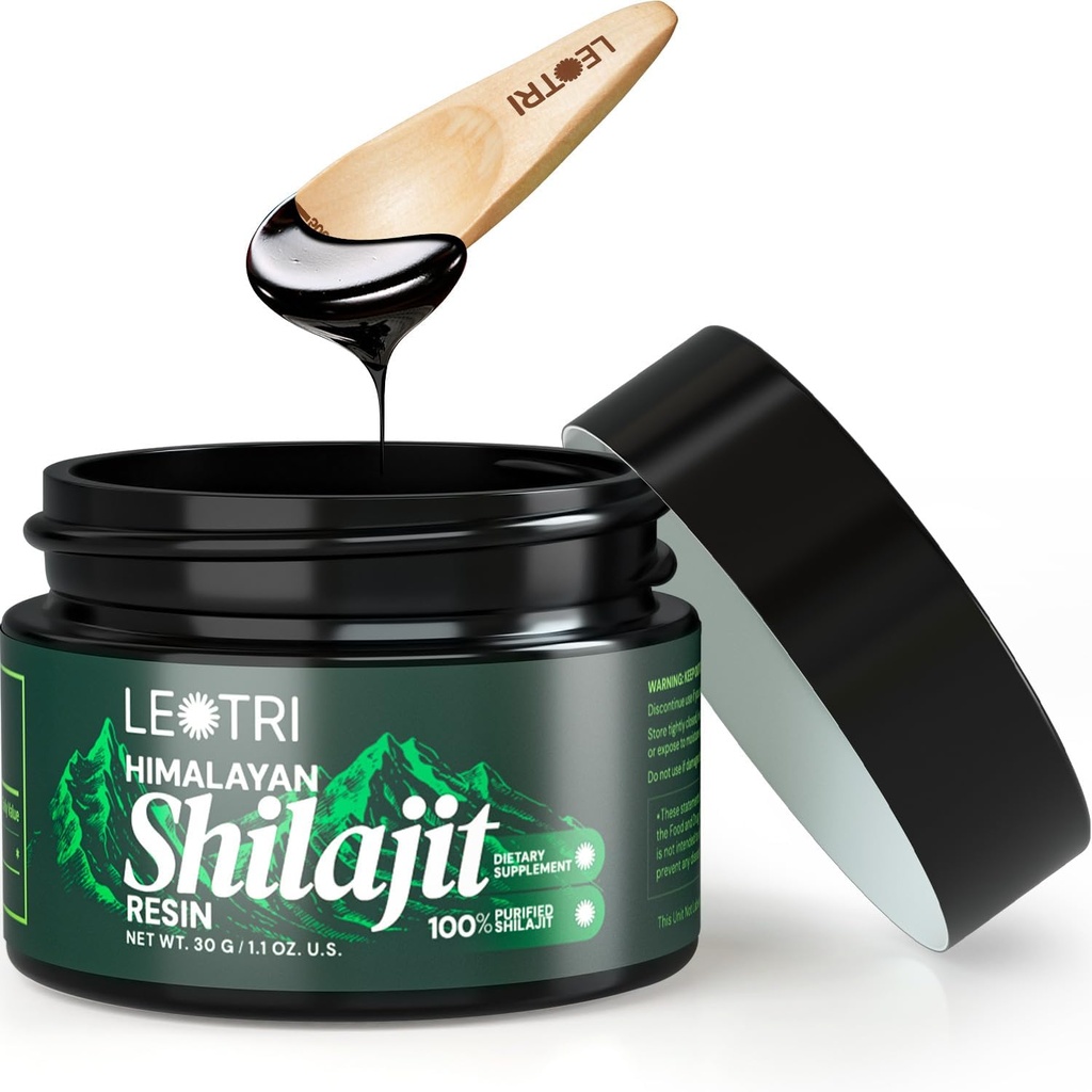 Shilajit Resin Pure Himalayan Organic: Αυθεντικό Φουλβικό Οξύ με Ανιχνευτικά Ορυκτά - Φυσικοί Ιμαλαΐοι Shilajit Resin για Ανδρική και Γυναικεία Ανοσοποιητική Υποστήριξη (Μαύρο-Καφέ)