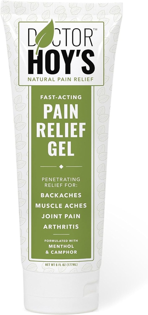 DOCTOR HOY'S Natural Pain Relief Gel, Topical Arnica Anti-Φλεγμονώδες Gel για την Αρθρίτιδα, τον πόνο των αρθρώσεων, και μυών Strains - Καθαρή, ασφαλή και αποτελεσματική ανακούφιση του πόνου