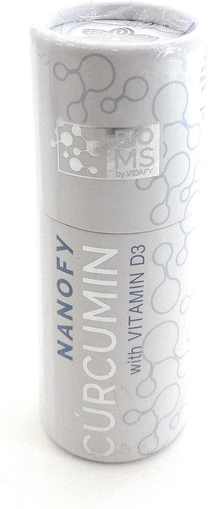 Turmeric Curcumin ile D3. Nanofy, Active Curcumin Metabolite'nin % 95'ini garanti eder. Nanofy Alman Biyoteknolojisinin 10 damlaları Turmeric 27 Tabletten Daha Fazlası