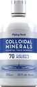 Piping Rock Colloidal Mineraller Sıvı | 32 fl oz | 70 Plant-Derived | Essential Trace Supplement | Unflavored | Vegetarian, Non-GMO, Gluten Free