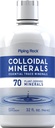 Piping Rock Colloidal Mineraller Sıvı | 32 fl oz | 70 Plant-Derived | Essential Trace Supplement | Unflavored | Vegetarian, Non-GMO, Gluten Free
