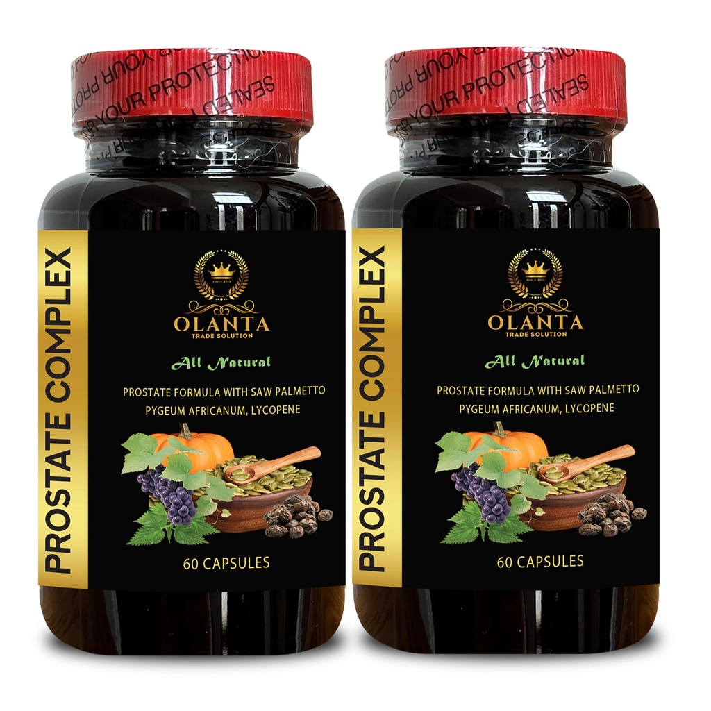 Συμπληρώματα Prostate για άνδρες - Urinary Relief, με Saw Palmetto, Prostate Supplement for Men with Nettle and Pygeum africanum Extract - 2 μπουκάλια 120 κάψουλες