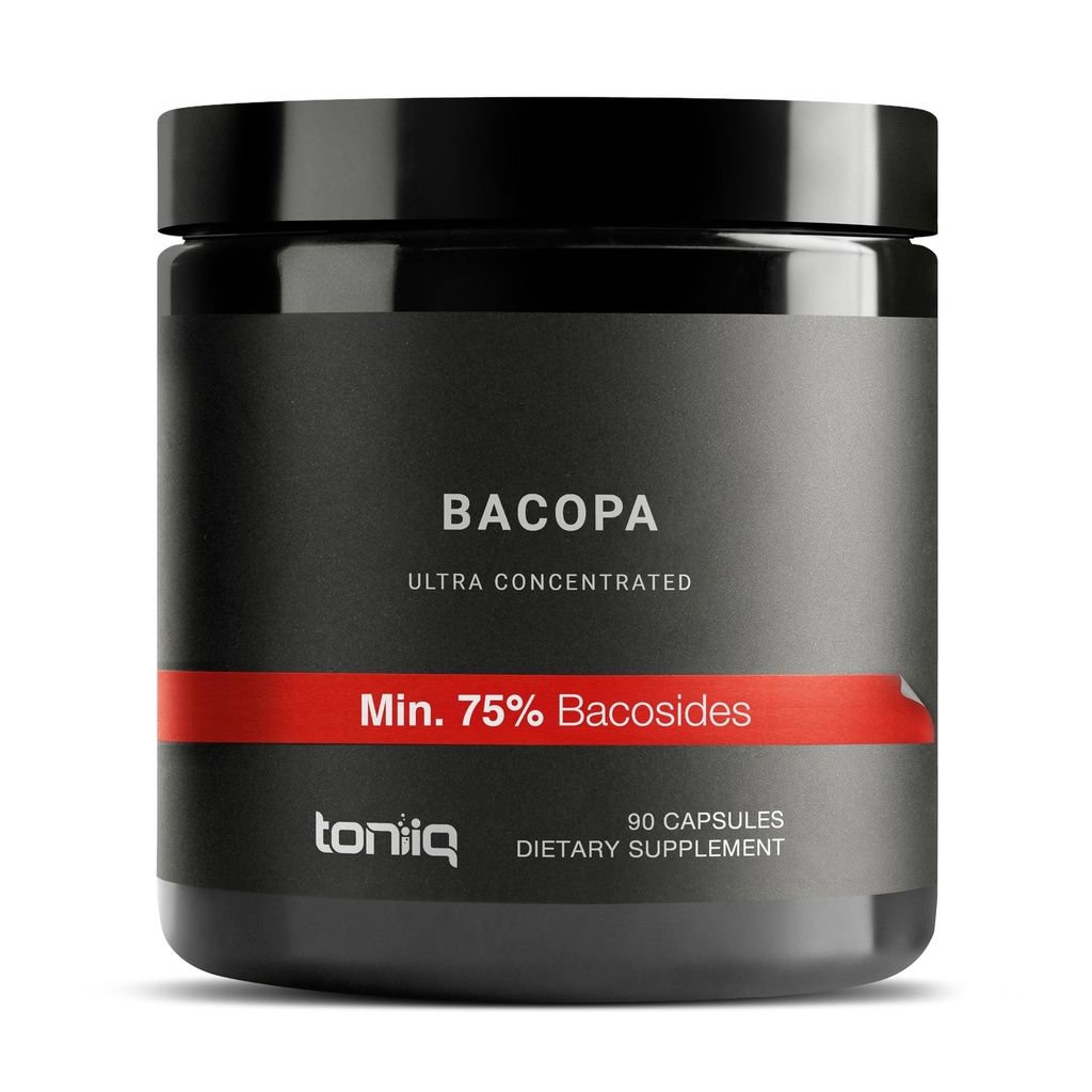 Bacopa - Ultra High Potency 45:1% 75 Bacosides - Highly Interd - Third-Party Lab Tested - 90 Capsules