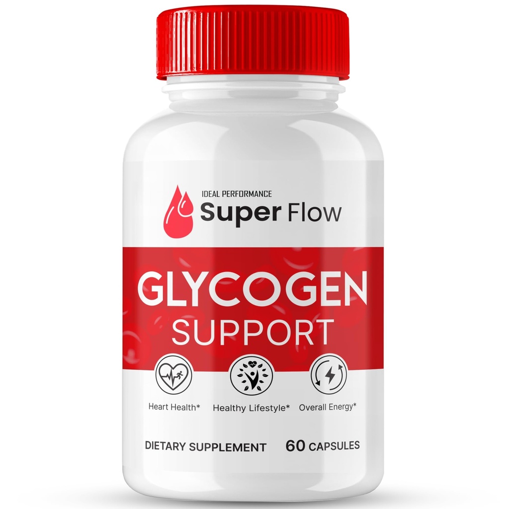 Super Flow Glycogen Support, Super Flow Glyco Optimizer Caps, Glycogen Super Flow, SuperFlow Glycogen Support Pills, SuperFlow Glycogen Support Reviews, Blood Support Formula Supplement (1 Pack)