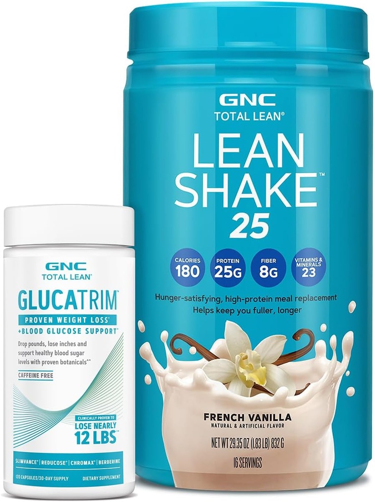 GNC Total Lean GlucaTrim - 120 κάψουλες (60 σέρβις) + GNC Total Lean 