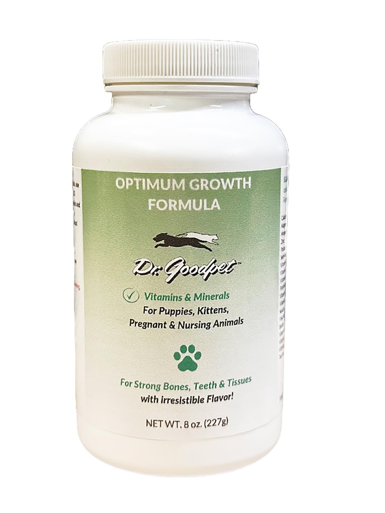 Dr. Goodpet Optimum Büyüme - Tüm Doğal Kitten & Puppy Care Multi-Vitamin /Mineral Toz