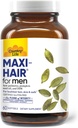 Ülke Life Maxi-Hair for Men - 2000mcg Biotin, Saw Palmetto, Riley Seed Oil, DIM, Pyum, Magnezyum, Kalsiyum & çinko Mix - Supports Healthier Hair, Scalp, Skin & Nails, 60 Vegan Capsules