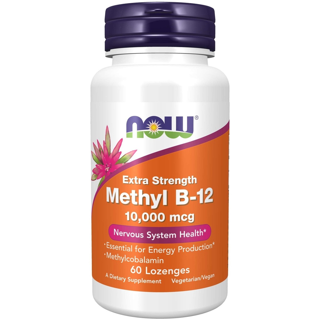 Şimdi Gıdalar Tamamlıyor, Methylcobalamin) 10.000 mcg, Nervous System Health*, 60 Lozenges