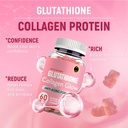 Glutathione Collagen Glow, Glutathione Collagen Glow Gummies, Collagen Gummies for Women Skin Care,Korean Collagen Gummies to Rejuvenate Your Skin (2ücretli)