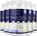 (5 Pack) Neurotonix Memory Supplement - Επίσημη Φόρμουλα - Neuro Tonix Memory Tablets for Focus and Memory, Neruotonix Brain Supplement Pills, Neuro Tonix Advanced Formula Maximum (300 Κάψουλες)