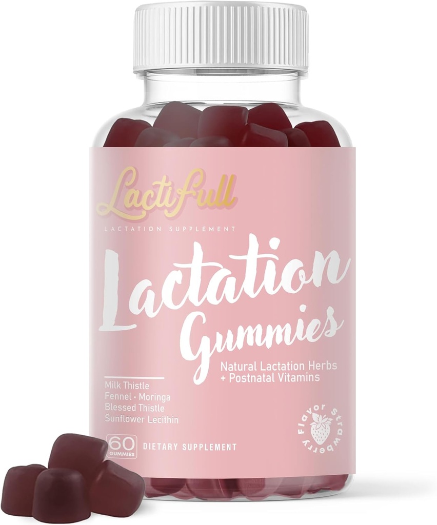 Süt Multiplier Lactation Postpartum Gummies - Hemşirelik Anne Anne Anne Beslemesi Için Postnatal Destek Vitaminleri Tamamlandı - Süt Supply Production Multivitamins for Women