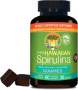 Nutrex Hawaii Spirulina | Kona Hawaii dışında büyümek | Doğal Superfood Supplement (60 Kont, Gummy)