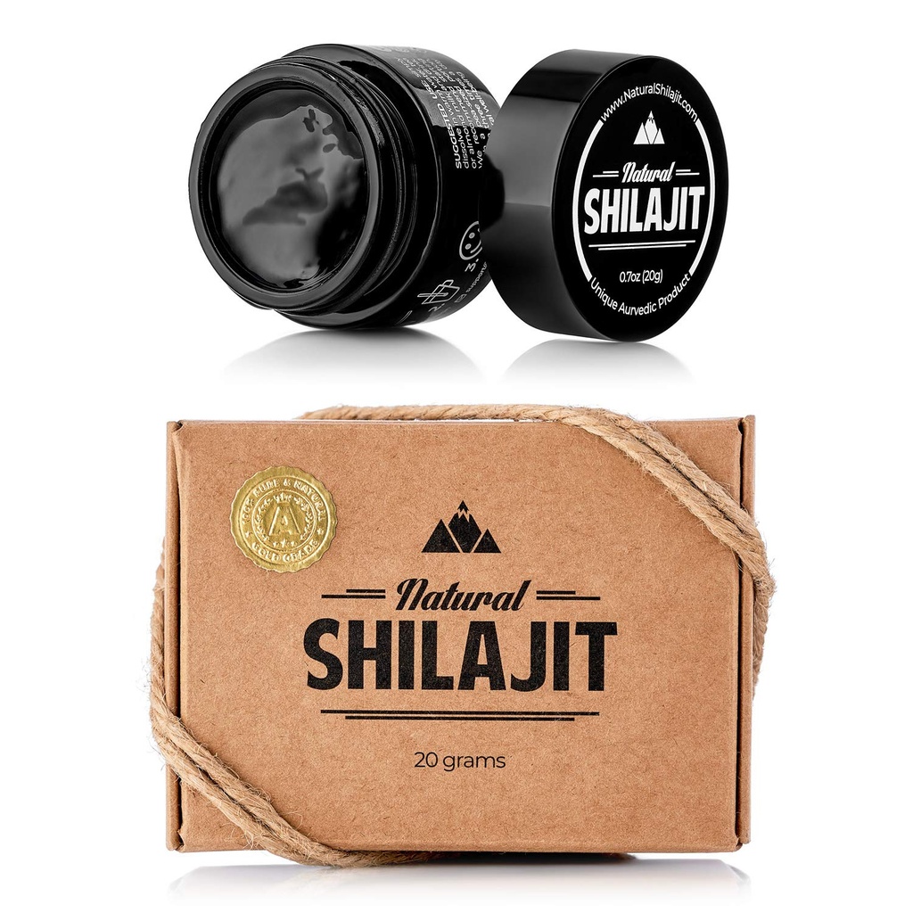 NATURAL SHILAJITwear - Fulvic Acid & Trace Minerals ile Erkekler ve Kadınlar için Shilajit, Enerji için Bitki bazlı Nutrients, Immune Support & Vitality Machinery