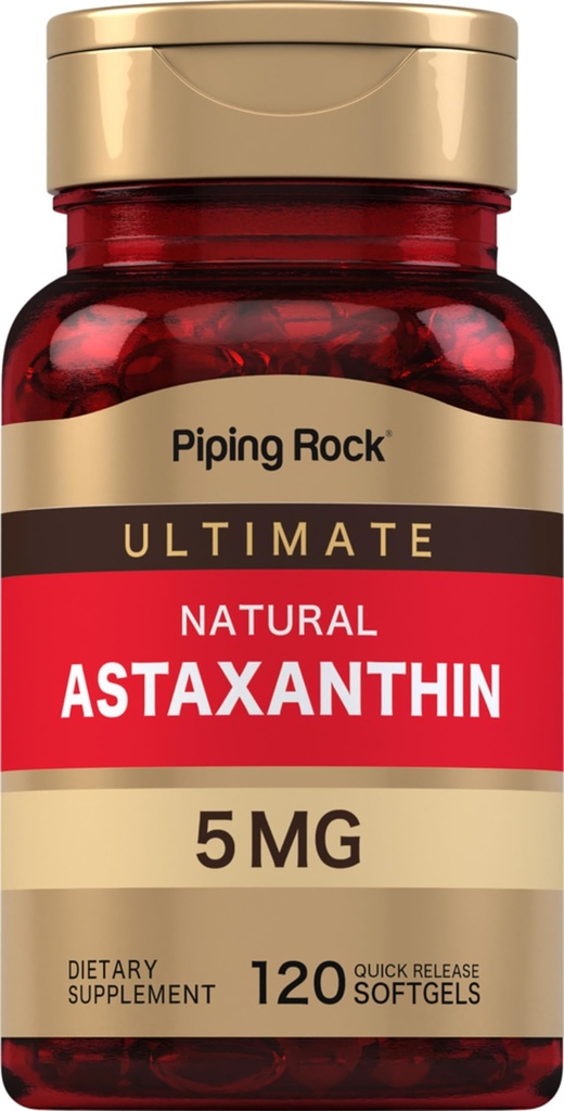 Συμπλήρωμα Ασταξανθίνης Πιπινγκ Βράχων 5mg 