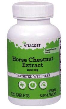 Vitacost Horse Chestnut - Παρατεταμένη κυκλοφορία -- 200 Milligram - 120 δισκία