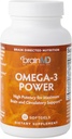 BRAINMD Dr Amen Omega-3 Power - 60 Κάψουλες - Κοινή & ανοσοποιητική υποστήριξη συμπλήρωμα - Περιέχει DHA & EPA - Χωρίς γλουτένη - 30 Σερβιέτες