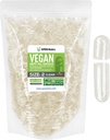 XPRS Nutra Size 2 Κενές κάψουλες - 5000 Clear Empty Vegan - Χορτοφαγική DIY Καψάκιο πλήρωσης - Χάπια Χάπια χάπια