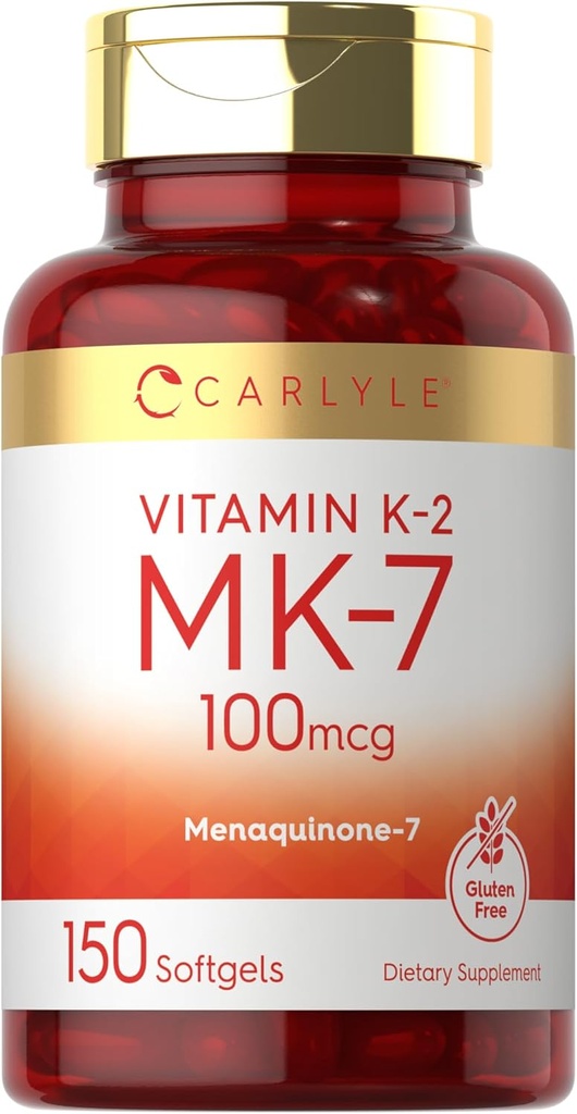 Carlyle βιταμίνη K2 MK7 100 mcg 