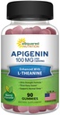 100 mg L-Theanine 100 mg Gummies ile 100 mg - Uyku için ECTSgenin Tamamı - Capsules, Pills, Toz & Tea - 2 Per Service