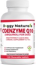 Coenzyme Q10 Yüksek Potency COQ10-40 mg UBIQUINOL for Dogs (120 Tabs) ABD'de Köpekler için yapılmış