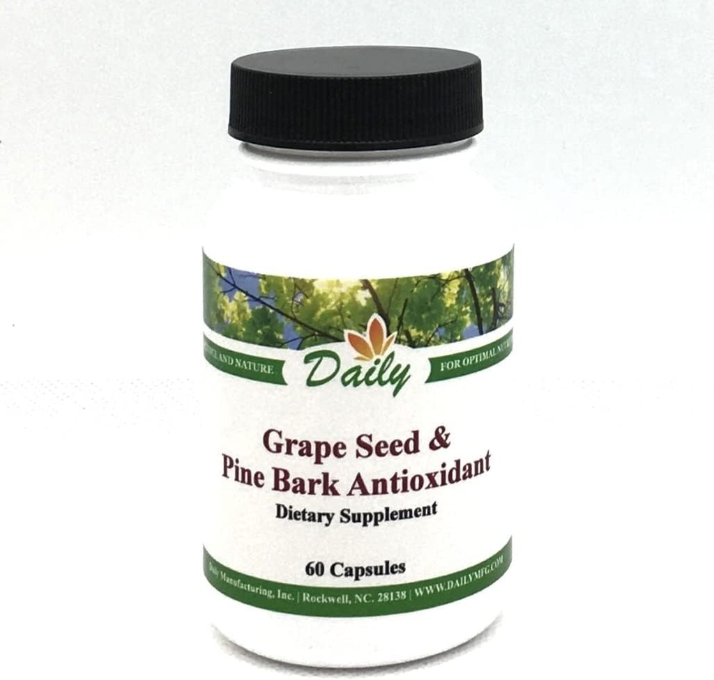 Daily Manufacturing Grape Seed & Pine Bark Extracts (OPC & Citrus Bioflavononoyak)