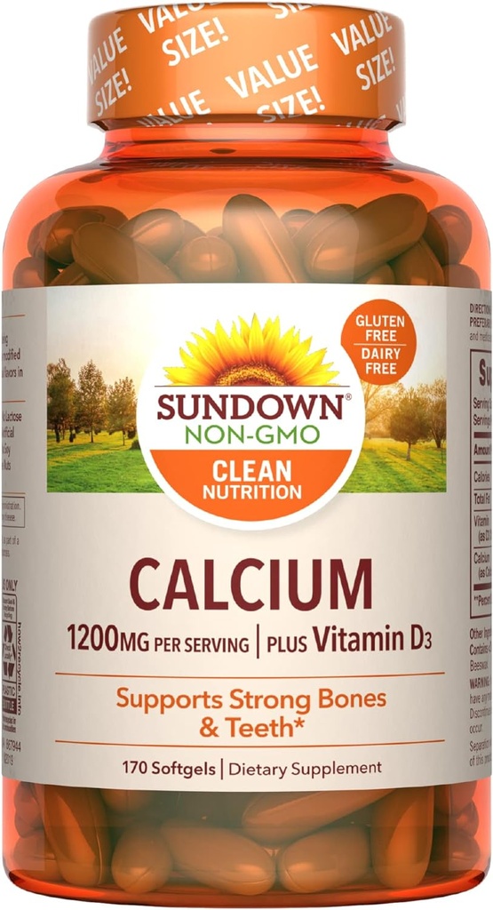 Sundown Calcium, 170 Softgels