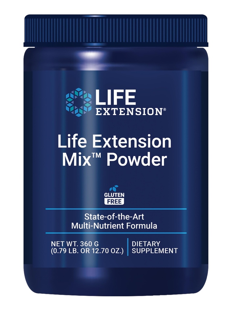 Life Extension MixTM Toz, yüksek Potency, Advanced Vitamin, Mineral, Meyve ve Sebze Formülü, B, C, D, E, Magnezyum, for Whole-Body Health, Health Aging, Gluten-Free, 12.70 oz